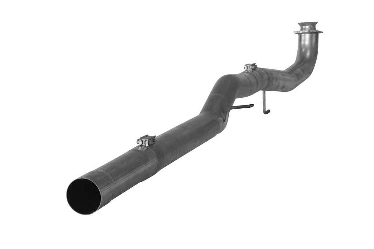 4.0 INCH CAT AND DPF RACE PIPES ALUMINIZED STEEL 2017-2022 GM 2500/3500 6.6L DURAMAX L5P FLO PRO EXHAUST
